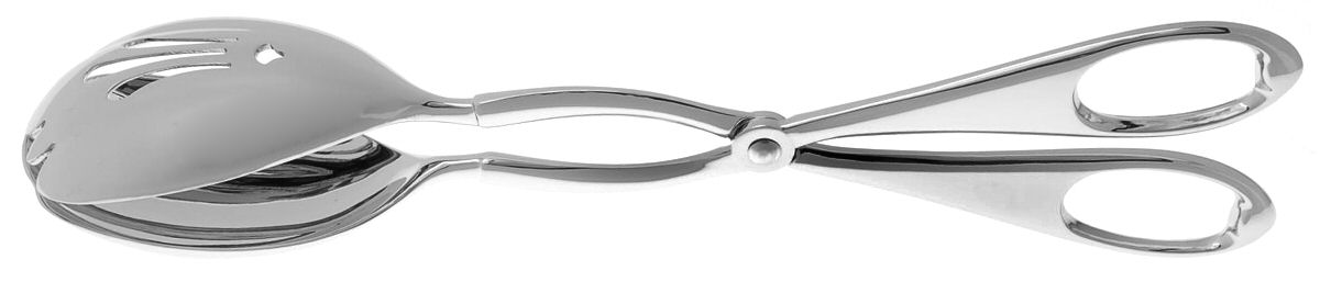 Studio (Stainless) Oversize Solid Salad Tongs by Gorham Silver-1