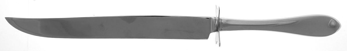 Studio (Stainless) Large Stainless Blade Roast Carving Knife by Gorham Silver-1