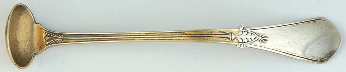 Swiss (Sterling, 1870) Mustard Spoon by Gorham Silver-1