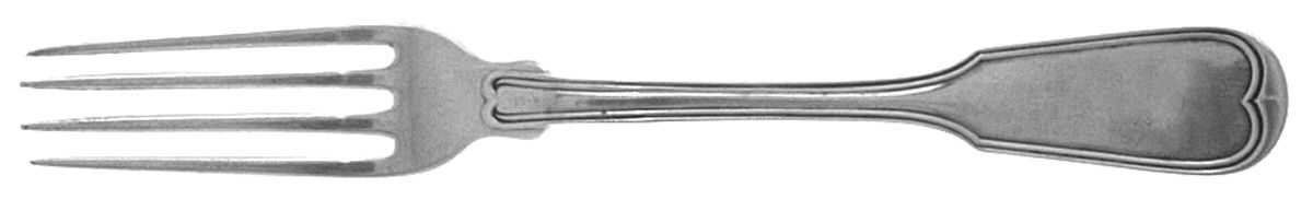 Threaded Antique-Threaded (Sterling, 1855) Fork by Gorham Silver-1