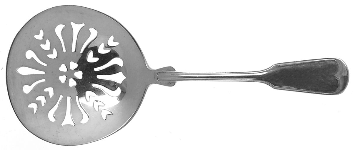 Threaded Antique-Threaded (Sterling, 1855) Solid Bon Bon Spoon by Gorham Silver-1