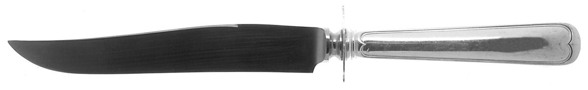 Threaded Antique-Threaded (Sterling, 1855) Small Steak Carving Knife with Stainless Blade by Gorham Silver-1