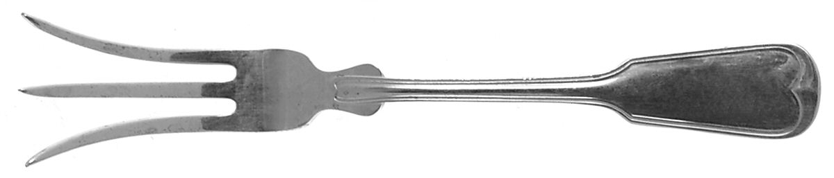Threaded Antique-Threaded (Sterling, 1855) Lemon Fork by Gorham Silver-1