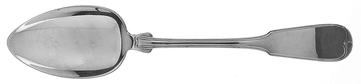 Threaded Antique-Threaded (Sterling, 1855) Tablespoon (Serving Spoon) by Gorham Silver-1