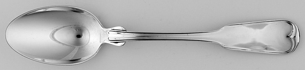 Threaded Antique-Threaded (Sterling, 1855) Dessert/Oval Soup Spoon by Gorham Silver-1