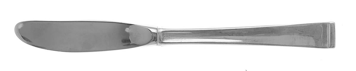 Theme (Sterling, 1954) Modern Hollow Butter Spreader (Stainless) by Gorham Silver-1