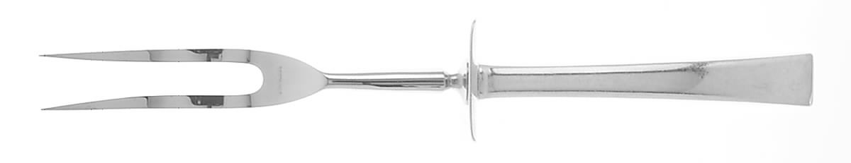Theme (Sterling, 1954) Small Carving Fork W/Sterling Guard by Gorham Silver-1
