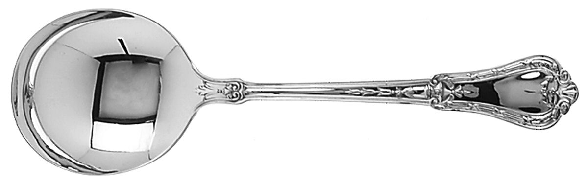 Touraine (Sterling, 1917) Round Bowl Soup Spoon (Gumbo) by Gorham Silver-1