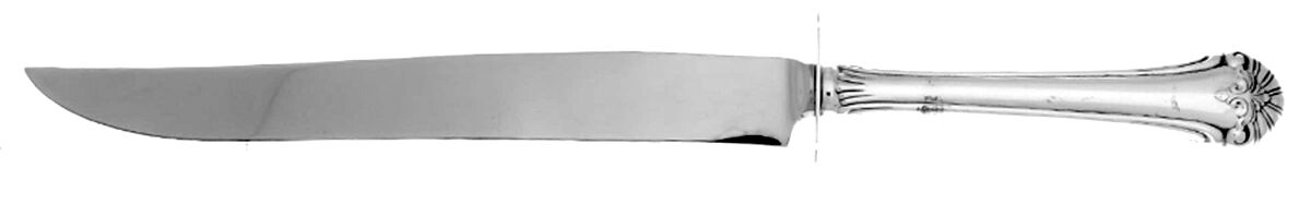 Townsend (Sterling, 1989) Large Carving/Roast Knife StnlBl w/Sterling Guard by Gorham Silver-1