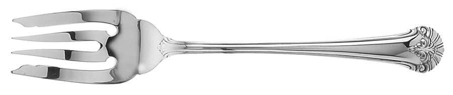 Townsend (Sterling, 1989) Medium Solid Cold Meat Serving Fork by Gorham Silver-1