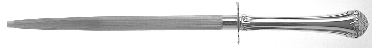 Townsend (Sterling, 1989) Large Roast Steel Rod Knife Sharpener by Gorham Silver-1