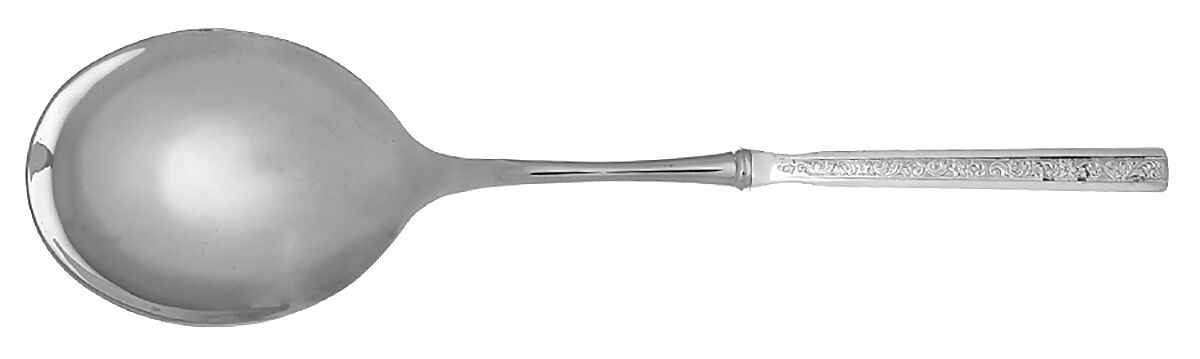 Trilogy (Sterling, 1969) Casserole Spoon with Smooth Stainless Bowl HC by Gorham Silver-1