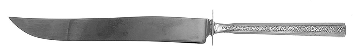 Trilogy (Sterling, 1969) Large Carving/Roast Knife StnlBl w/Sterling Guard by Gorham Silver-1