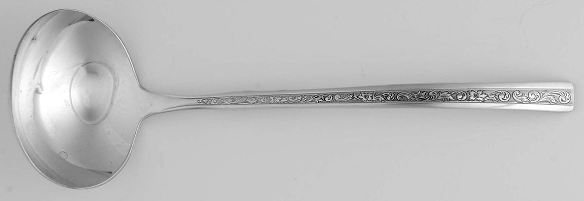 Trilogy (Sterling, 1969) Solid Piece Cream Ladle by Gorham Silver-1