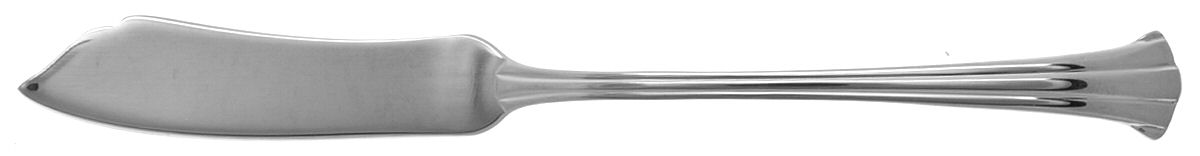 Trilogy (Stainless) Flat Handle Master Butter Knife by Gorham Silver-1