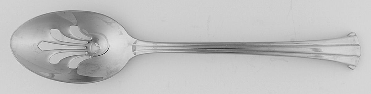 Trilogy (Stainless) Pierced Tablespoon (Serving Spoon) by Gorham Silver-1