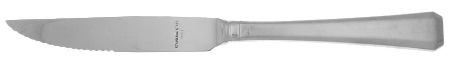Tristan (Stainless) Steak Knife Individual Hollow, Serrate HC by Gorham Silver-1