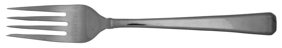 Tristan II (Stainless) Individual Salad Fork by Gorham Silver-1