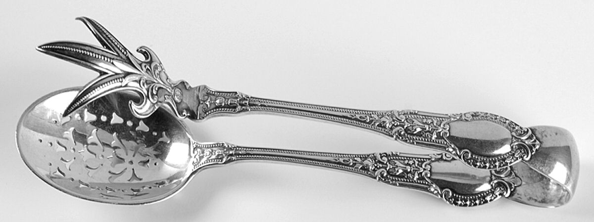 Tuileries (Sterling, 1906) Large Ice Serving Tongs by Gorham Silver-1