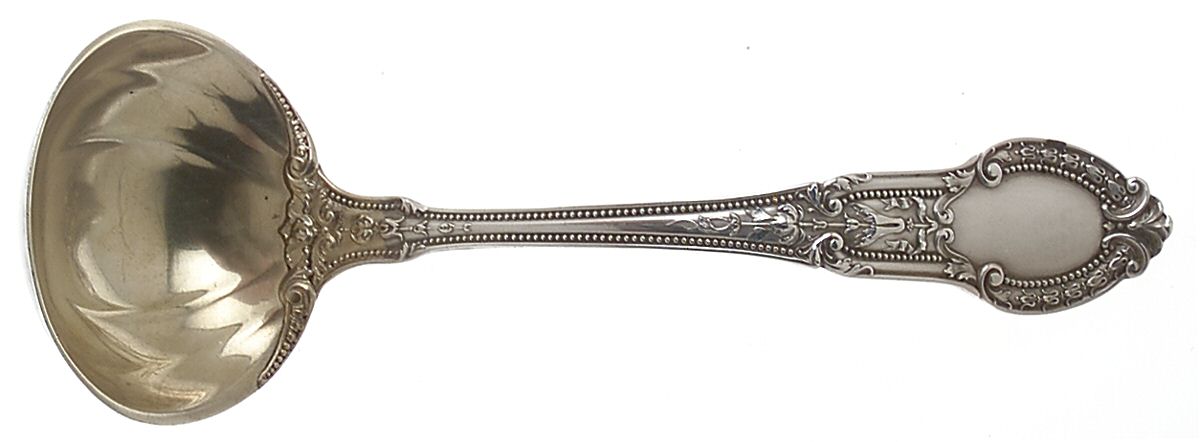 Tuileries (Sterling, 1906) Solid Piece Cream Ladle by Gorham Silver-1