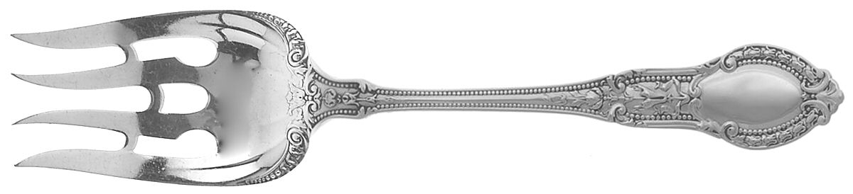 Tuileries (Sterling, 1906) Medium Solid Cold Meat Serving Fork by Gorham Silver-1