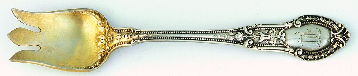 Tuileries (Sterling, 1906) Ice Cream Fork by Gorham Silver-1