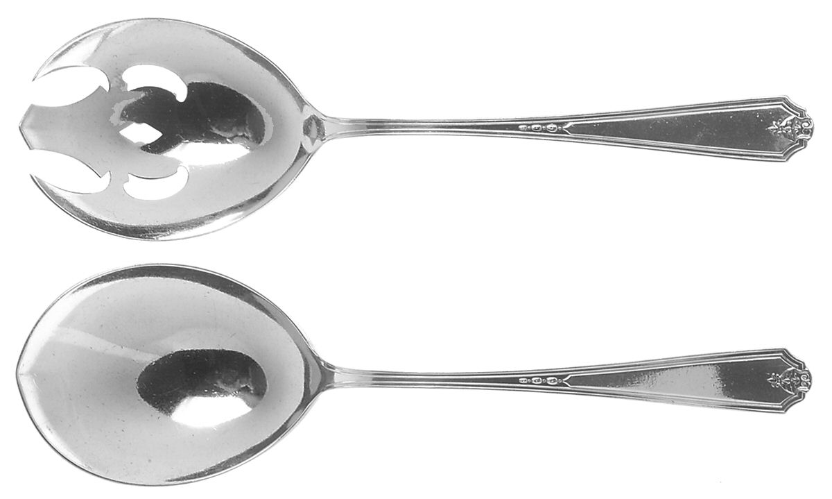 Vanity Fair (Silverplate, 1923) (2 Pc) Solid Salad Set by Gorham Silver-1