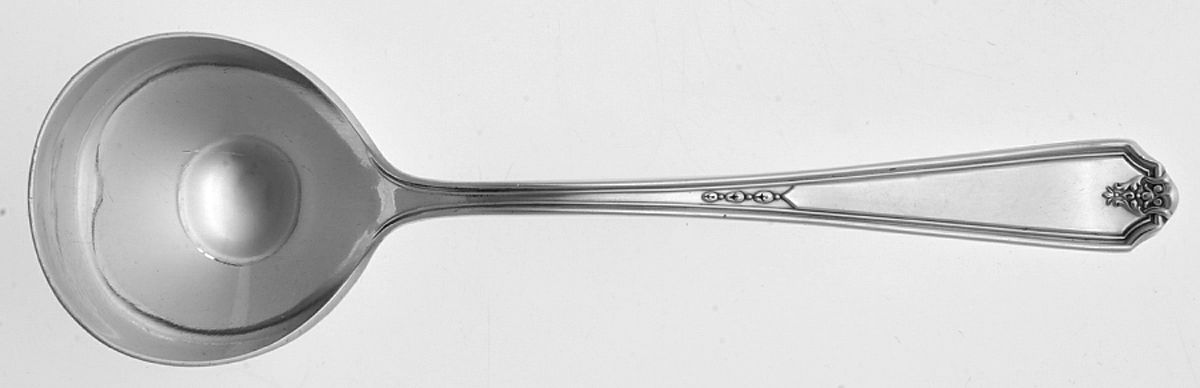 Vanity Fair (Silverplate, 1923) Round Bowl Soup Spoon (Bouillon) by Gorham Silver-1