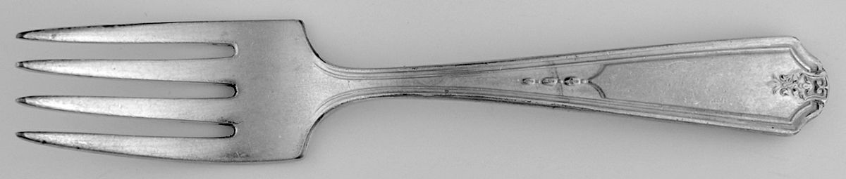 Vanity Fair (Silverplate, 1923) Baby Fork by Gorham Silver-1