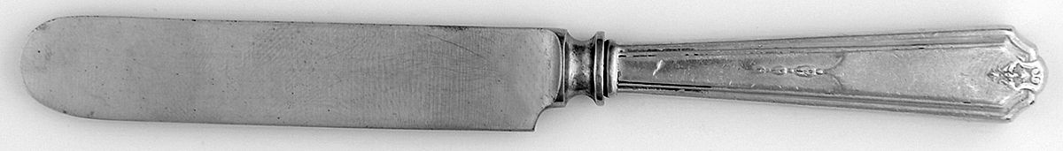 Vanity Fair (Silverplate, 1923) Baby Knife with Stainless Blade by Gorham Silver-1