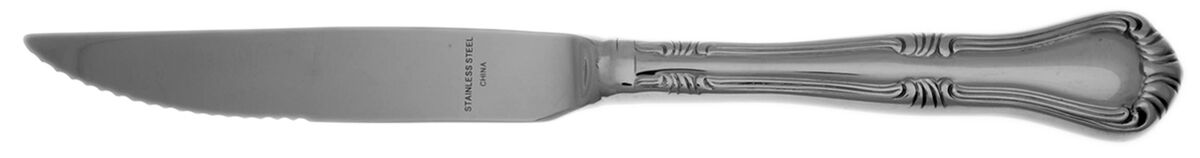Valcourt (Stainless) Steak Knife Individual Hollow, Serrate HC by Gorham Silver-1