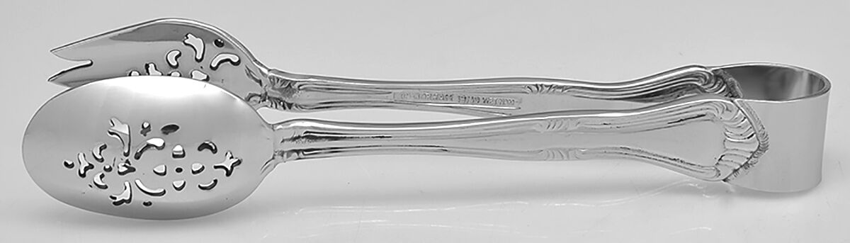 Valcourt (Stainless) Ice Serving Tongs Small HC by Gorham Silver-1