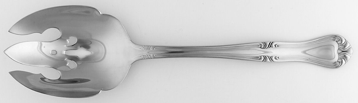 Valcourt (Stainless) Oversize Solid Salad Servng Fork by Gorham Silver-1