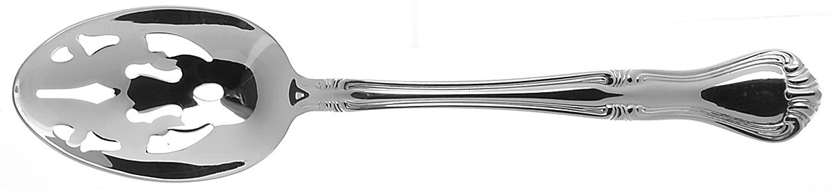 Valcourt (Silverplate, 1988) Pierced Tablespoon (Serving Spoon) by Gorham Silver-1