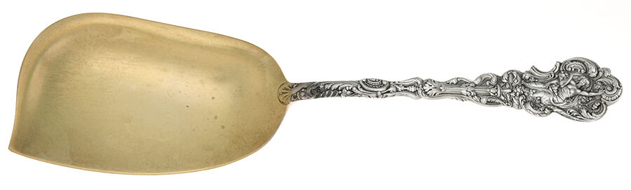 Versailles (Sterling, 1888, No Monograms) Solid Fried Oyster Server by Gorham Silver-1