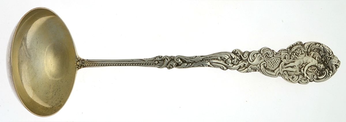 Versailles (Sterling, 1888, No Monograms) Oyster Ladle Solid Piece by Gorham Silver-1