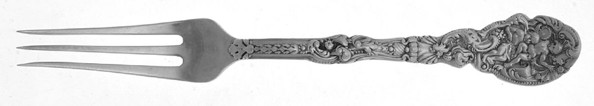 Versailles (Sterling, 1888, No Monograms) Individual Solid Fruit Fork by Gorham Silver-1