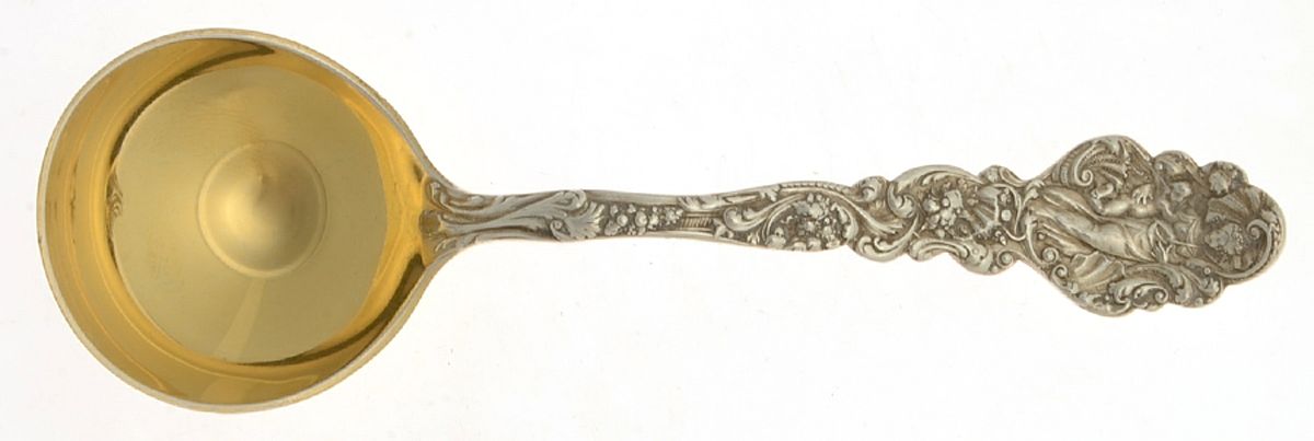 Versailles (Sterling, 1888, No Monograms) Round Bowl Soup Spoon (Bouillon) by Gorham Silver-1