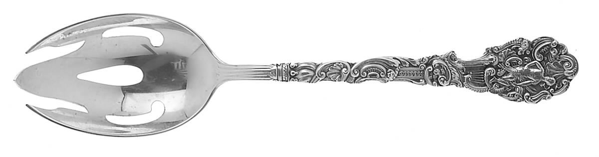 Versailles (Sterling, 1888, No Monograms) Pierced Tablespoon (Serving Spoon) by Gorham Silver-1