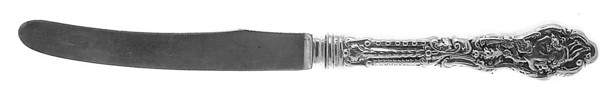 Versailles (Sterling, 1888, No Monograms) Orange Knife with Silverplate Blade by Gorham Silver-1