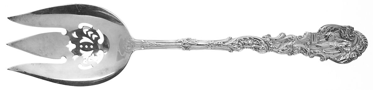 Versailles (Sterling, 1888, No Monograms) Oversize Solid Salad Serving Fork by Gorham Silver-1