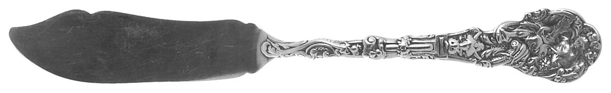 Versailles (Sterling, 1888, No Monograms) Flat Handle Master Butter Knife by Gorham Silver-1