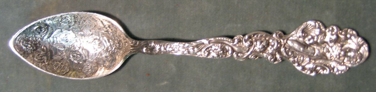 Versailles (Sterling, 1888, No Monograms) Teaspoon with Decorated Bowl by Gorham Silver-1