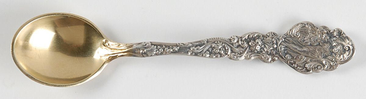 Versailles (Sterling, 1888, No Monograms) Small Short Handle Chocolate Spoon by Gorham Silver-1