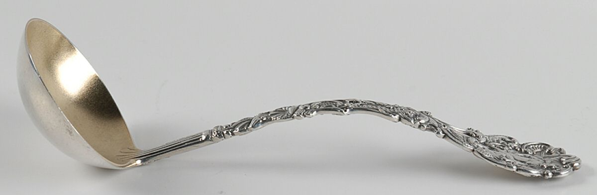 Versailles (Sterling, 1888, No Monograms) Solid Gravy Ladle by Gorham Silver-1