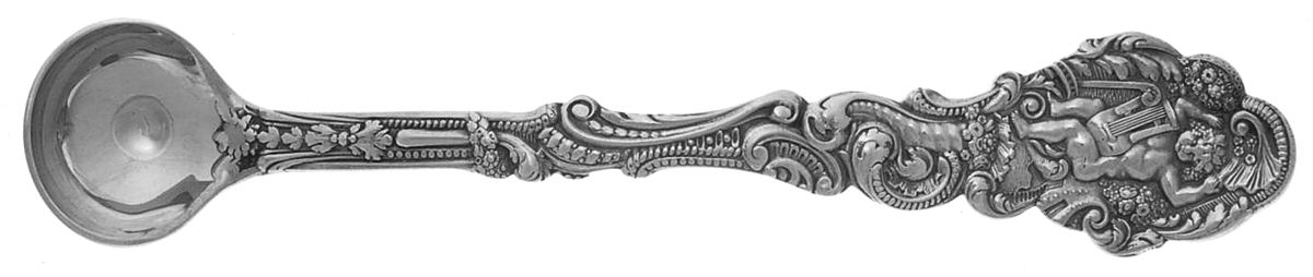 Versailles (Sterling, 1888, No Monograms) Mustard Spoon CM by Gorham Silver-1