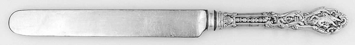 Versailles (Sterling, 1888, No Monograms) Blunt Hollow Handle Knife W/Bolster by Gorham Silver-1