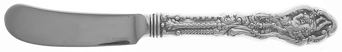 Versailles (Sterling, 1888, No Monograms) Butter Spreader Hollow Hdl-Paddle/Stainless Blade by Gorham Silver-1
