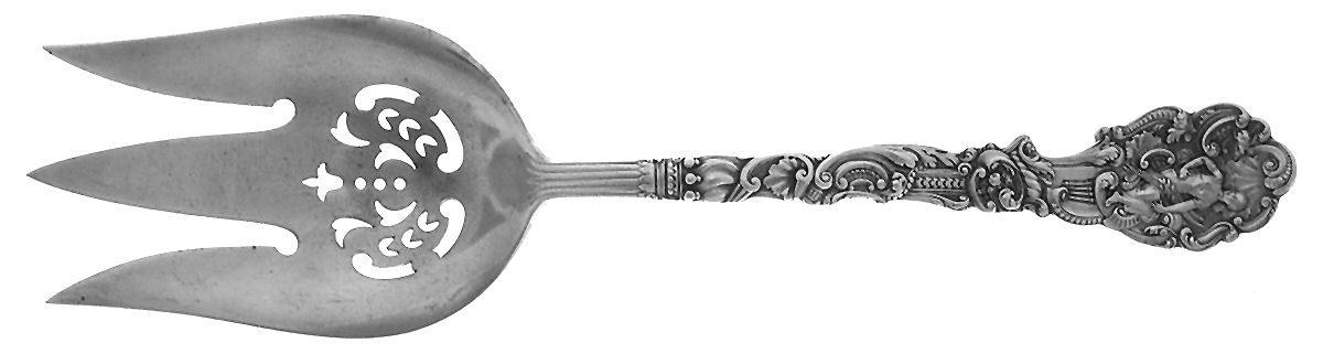 Versailles (Sterling, 1888, No Monograms) Vegetable Serving Fork (Solid) by Gorham Silver-1