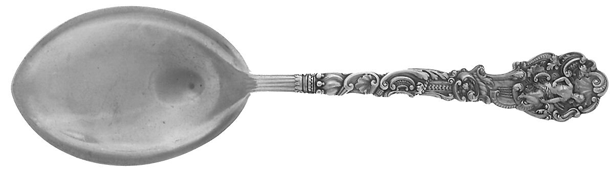 Versailles (Sterling, 1888, No Monograms) Vegetable Serving Spoon (Solid) by Gorham Silver-1